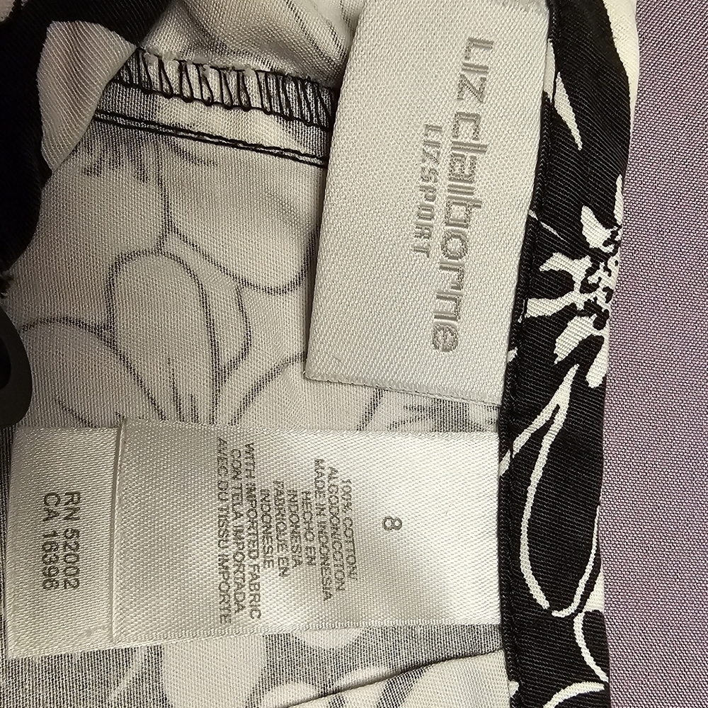 Liz Claiborne Capris sz 8 - Picture 6 of 9